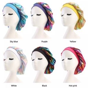 Satin hair bonnets